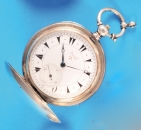 Silberne Taschenuhr mit Sprungdeckel für den türkischen Markt,